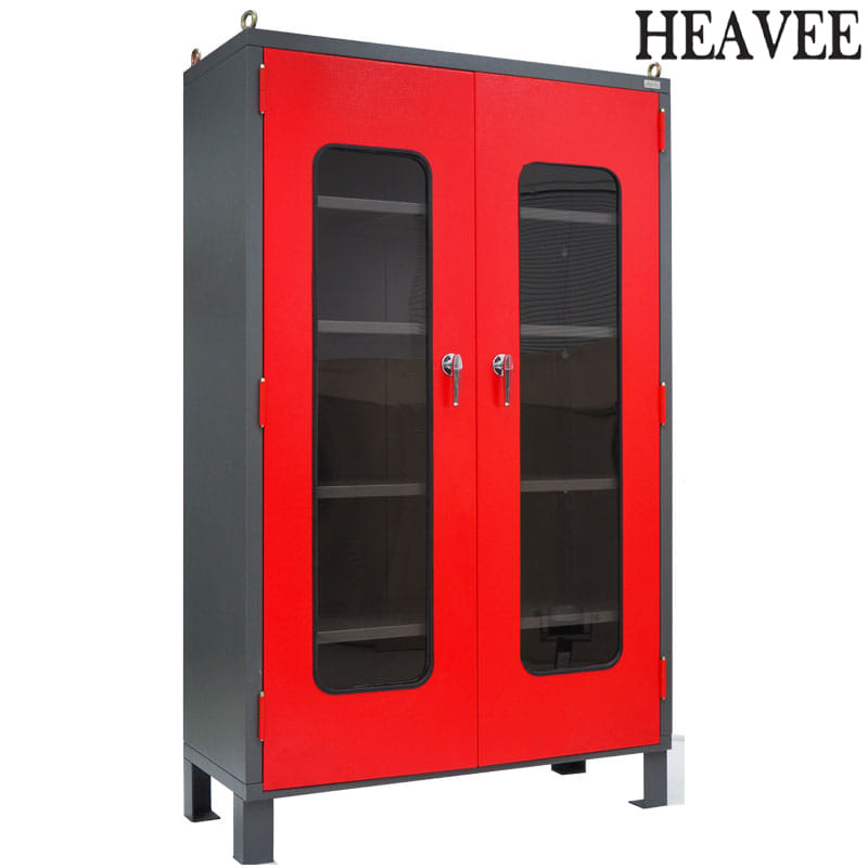 ตู้เหล็กจัดเก็บอุปกรณ์ HEAVEE HC-4812-GR/RD สีเทา/แดง_1